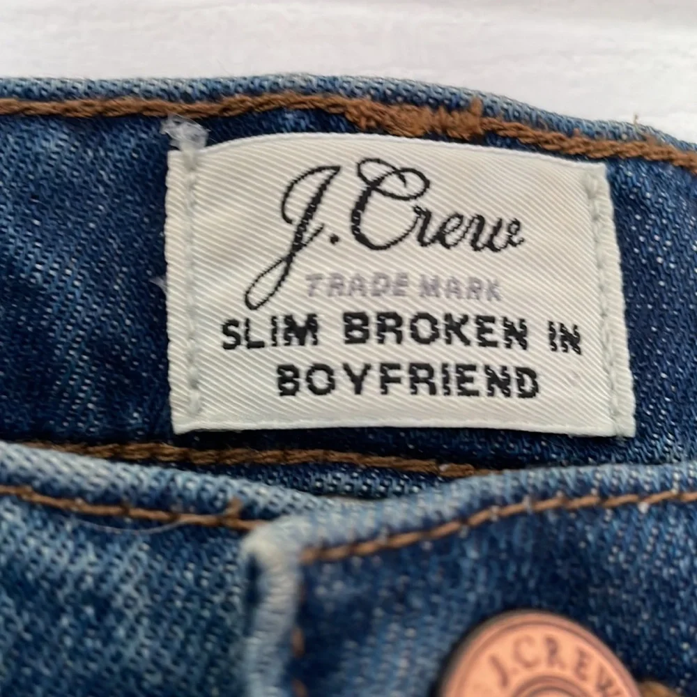 J Crew size 28 Slim broken Boyfriend Jeans - Picture 2 of 6